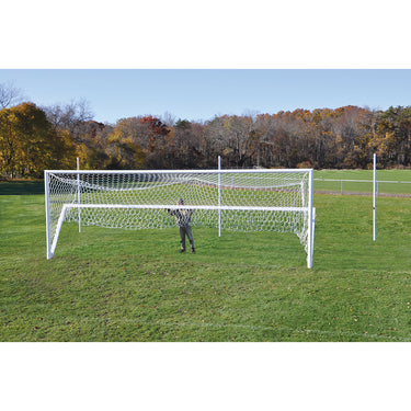 Soccer Goals - Nova World Class Stadium Goal (8 ft.H x 24 ft.W x 6 ft.B x 6 ft.D) - NFHS, NCAA, FIFA Compliant